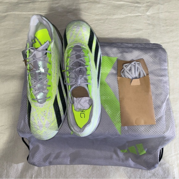 ADIDAS CRAZYFAST STRUNG+ FIRM GROUND SOCCER CLEATS - Picture 2 of 3